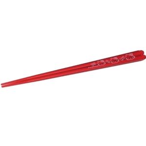 Sanrio Hello Kitty Transparent Chopsticks Red